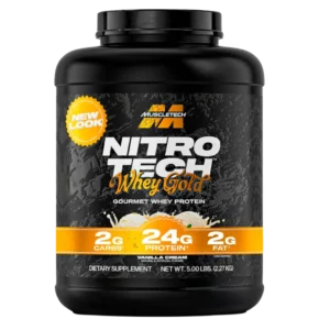 NITRO TECH WHEY GOLD - 5 LB - 68 SERVS