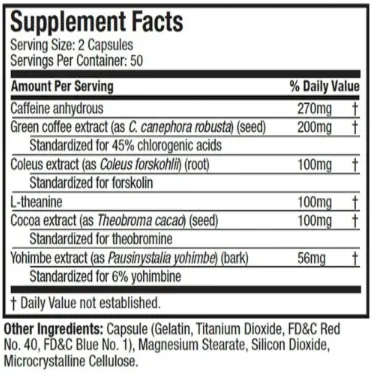 HYDROXYCUT HARDCORE ELITE - 100 CAPS