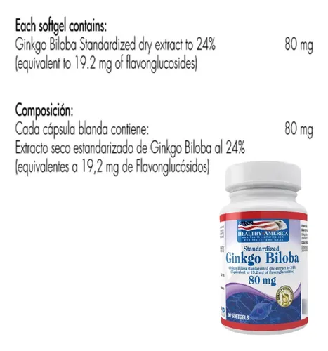 GINKGO BILOBA - 80 mg - 90 CAPS