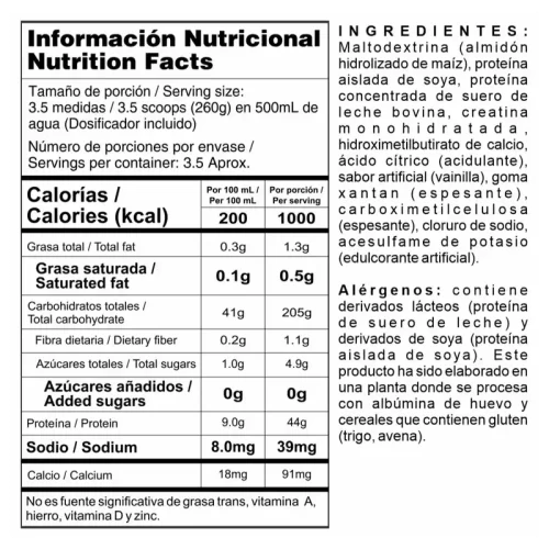 MEGAPLEX CREATINE POWER - 2 LB - 13 SCOOPS