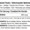 biotina-medical-tabla BIOTINA - 900 mcg - 100 CAPS